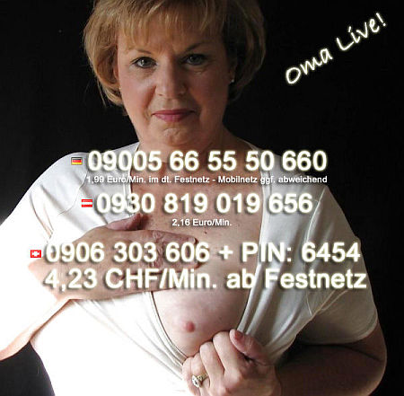 Reife Frauen und Oma Telefonsex